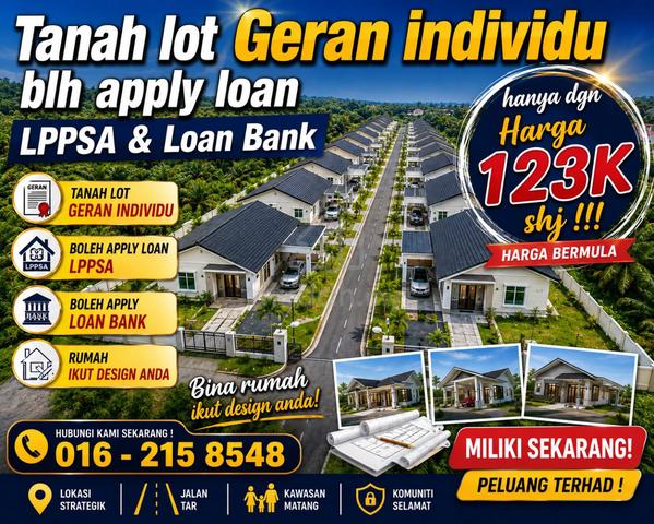 Tanah Lot Labu Lanjut, Geran Individu blh apply Loan LPPSA / Loan bank 1