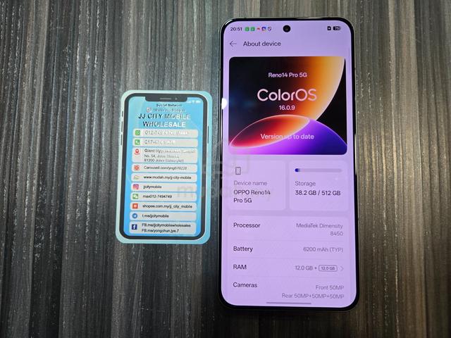 Oppo Reno 14 Pro 5G 24GB Ram 512GB Dual Sim - photo 3 of 5
