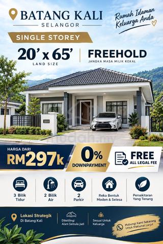 Cheapest Freehold Single Storey in Batang Kali 1