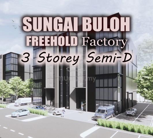 Bandar Baru Sungai Buloh Semi D Factory Freehold Stand Alone Factory 1