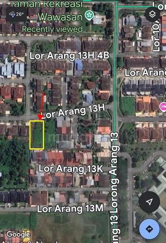 Detached Land with 28 Points at Arang Road Lorong 13h 1