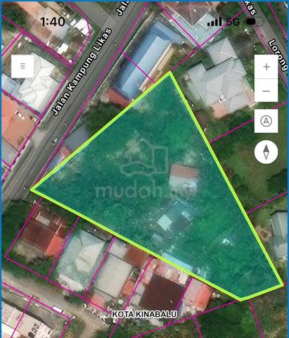 [ PRIME AREA ] Land near kk city @ Likas 1
