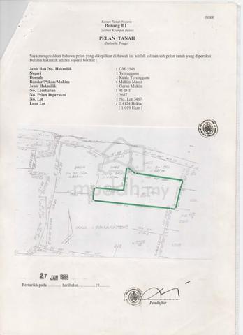 Tanah di Kampung Paya Datu Manir Kuala Terengganu 2