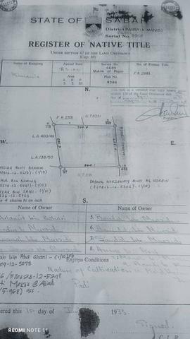 Tanah NT 5.3 Ekar untuk dijual 1