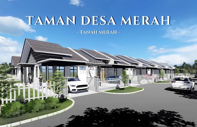 Rumah Semi D 1 Tingkat Tepi Jalan Utama Berdekatan IKBN Tanah Merah 1