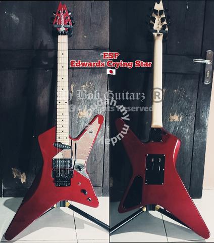 Esp Edwards Crying Star 🇯🇵Custom - Music Instruments for sale in 