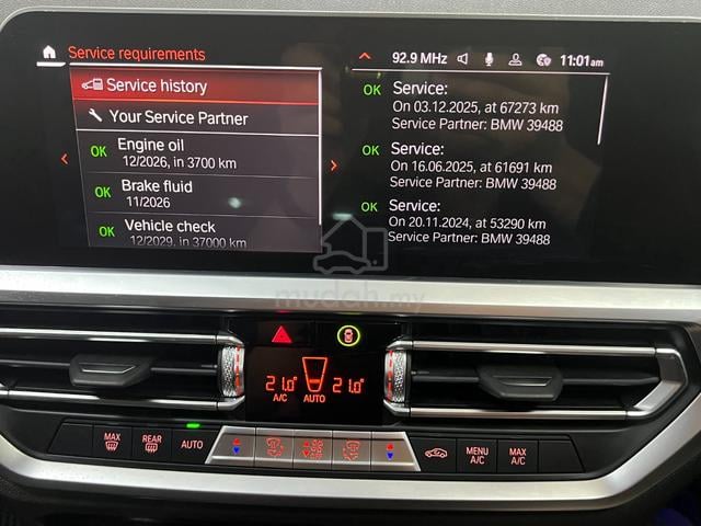 2021 Bmw 320i SPORT 2.0L (A) 74k KM , FSR BMW - 4