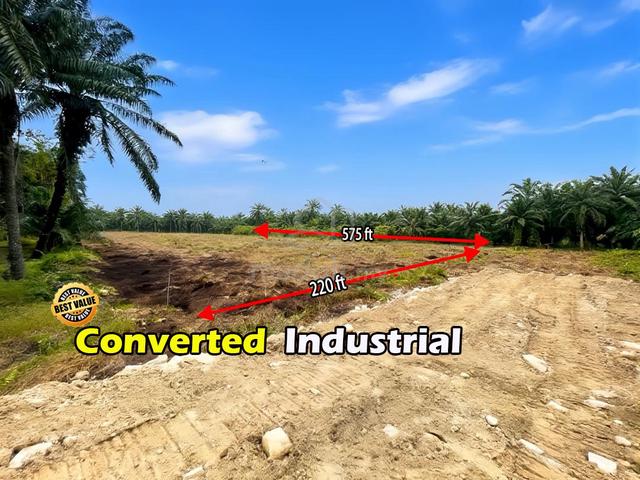 Freehold CONVERTED (2.9 acres) Industrial Land @ Telok Panglima Garang 1