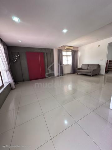Double storey Semi Detached house corner unit big land Taman BM Utama 1
