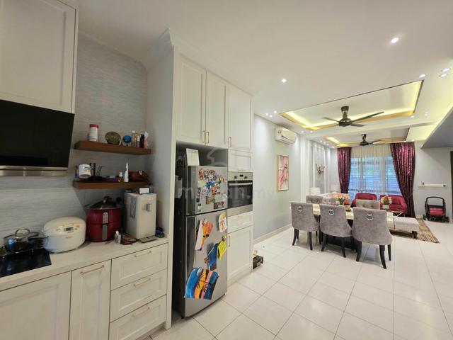 Renovated, partial furnished, gated & guarded, facing open 4