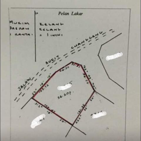 Pandamaran village corner bungalow land 1