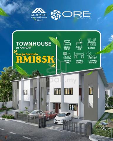 Rumah Baru Mampu Milik Di Bandar Kangar Untuk Dijual 3 Bilik Freehold 1