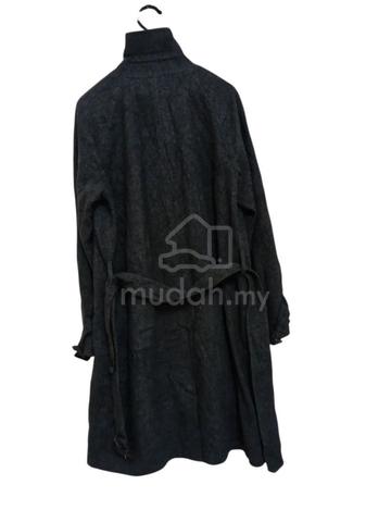 135.Margaret Howell Vintage Charcoal Grey Wool Lon - photo 4 of 6
