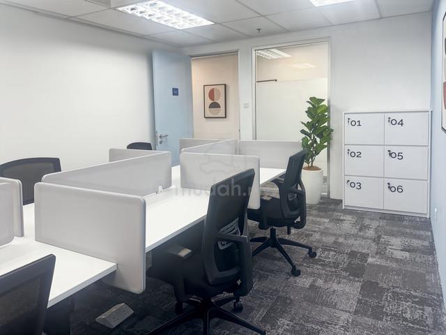 Work more productively in a shared office space in HQ Wisma MTT 1