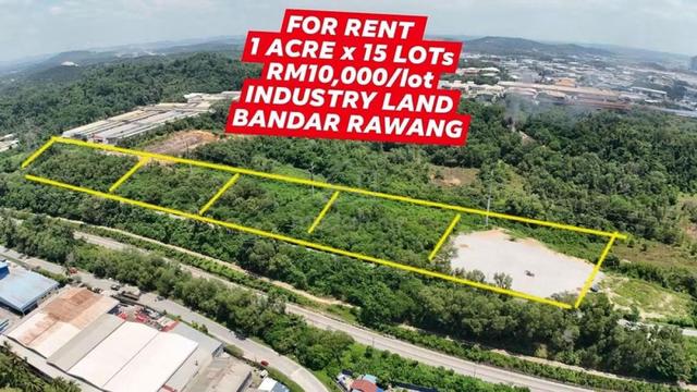Rawang Industrial Land Rawang Selangor For Rent 1