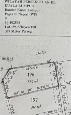 Corner Lot Residential Land Keramat Bandar Kuala Lumpur 1