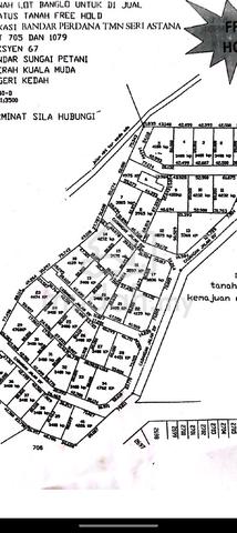 Tanah Freehold Untuk Dijual di Kampung Serukam Sungai Petani 1
