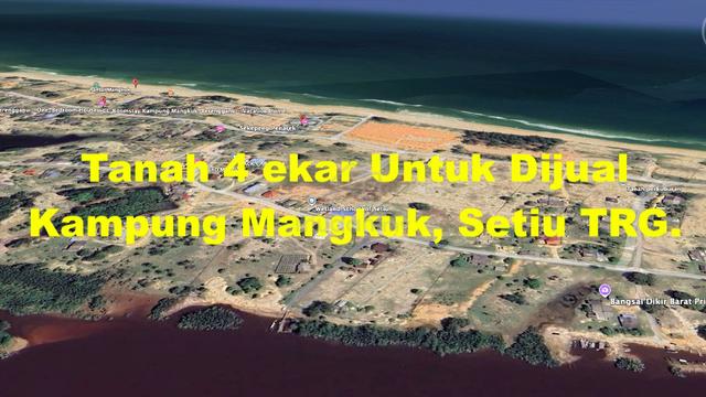 Tanah Luas Kampung Mangkuk Pantai di Setiu TRG 1