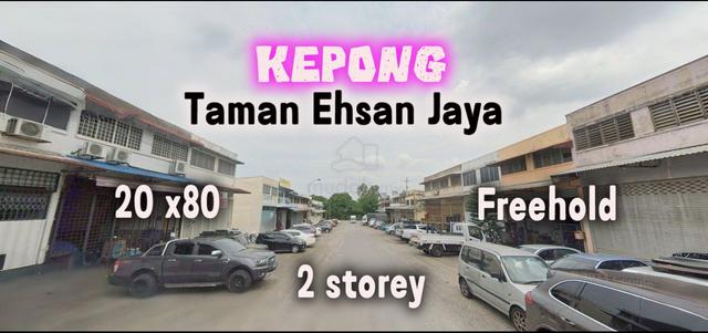 Kepong Taman Perindustrian Ehsan Jaya 2Sty Freehold Warehouse Factory 1