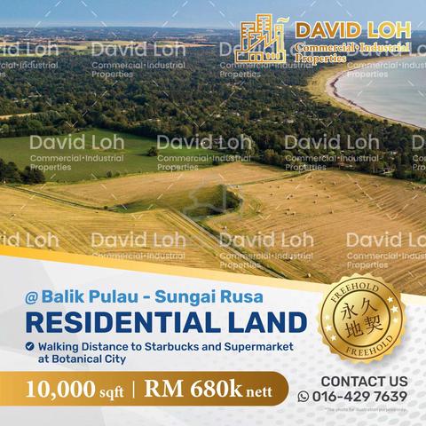 Balik Pulau - Freehold Residential Land @ Sungai Rusa For Sale 1