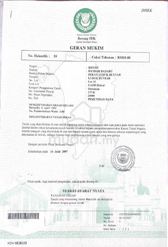 Tanah UNTUK DIJUAL  1