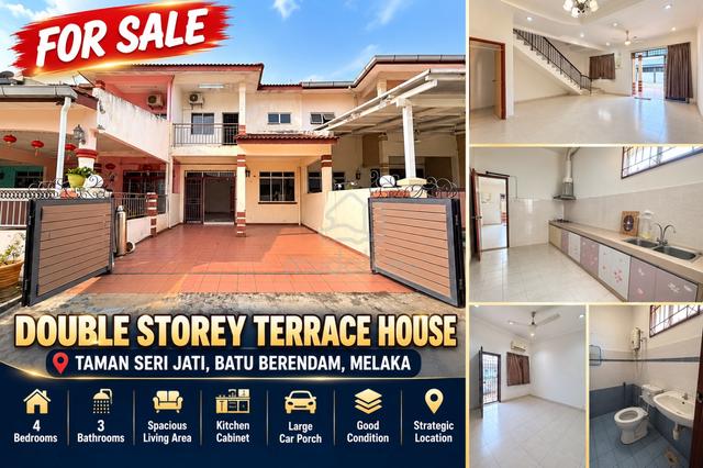 Melaka Batu Berendam Taman Seri Jati Double Storey Freehold 1