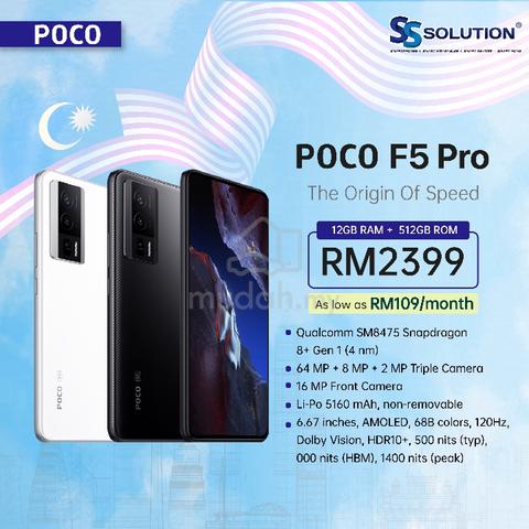 POCO F5 (8+256) / (12+256) Original 1 Year warranty Malaysia set