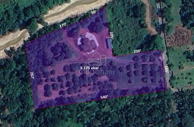 Tanah Dusun Durian berserta Banglo di GOPENG, Perak 1