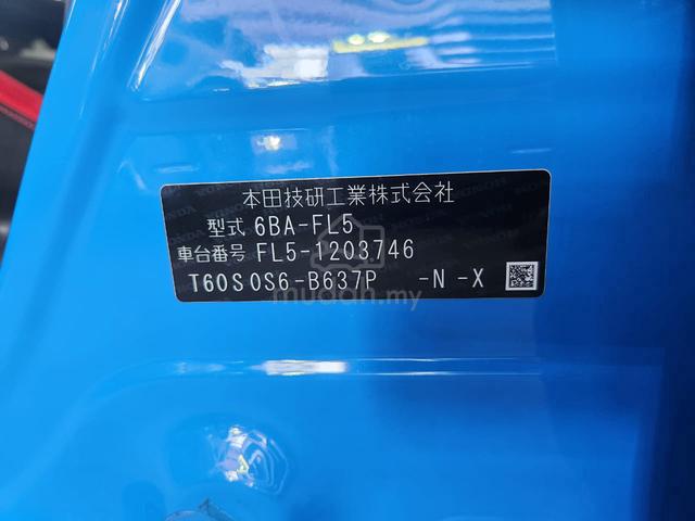 2025 Honda CIVIC 2.0 TYPE R FL5(M) Grade 5A Mil 5K - 5