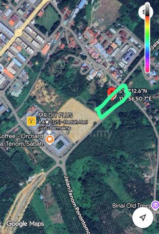 CL Land For Sale /Tenom Jalan Ponontomon Sabah 1