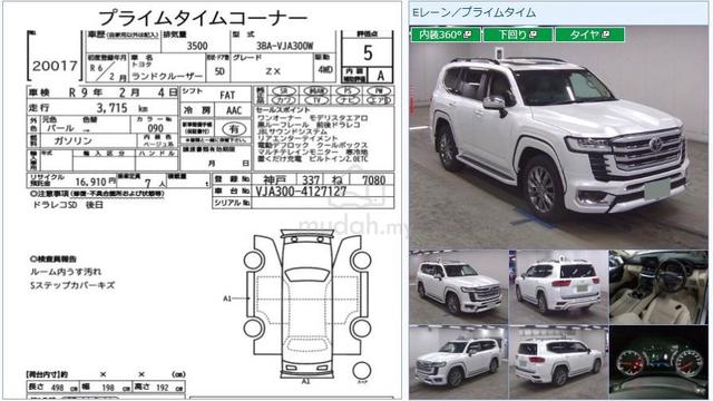 2024 Toyota LANDCRUISER 3.5 ZX Fully Loaded 3k KM - 2