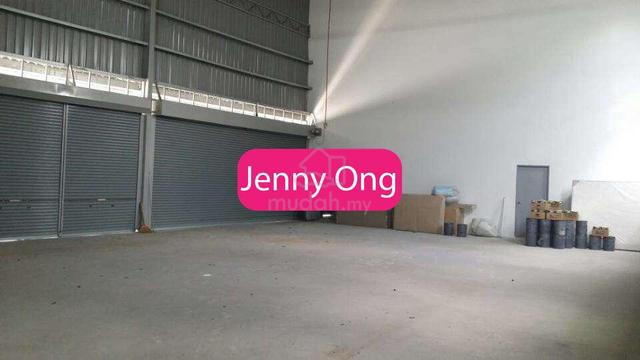 Facing Main Road 1.5 Light Ind Factory At Bagan Lalang, B'w For Rent 1