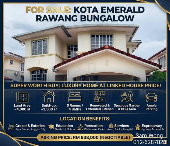Dream Family Bungalow For Sale, Kota Emerald, Rawang 1