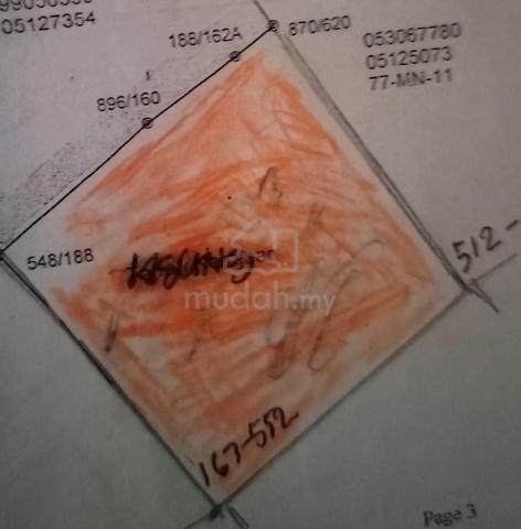 Menjual tanah sebesar 8 ekar di kg. marang parang Kudat. 1
