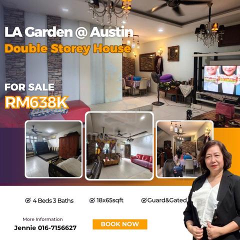 LA Garden,JP Perdana,Austin Double Storey House For Sale 1