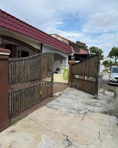 Bukit indah 1-storey terrace house end lot low down payment for sale 1
