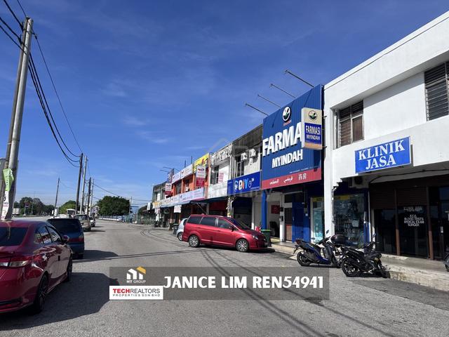 Taman Kangkong Paya Besar Lunas Double Storey Shoplot Facing Road 1