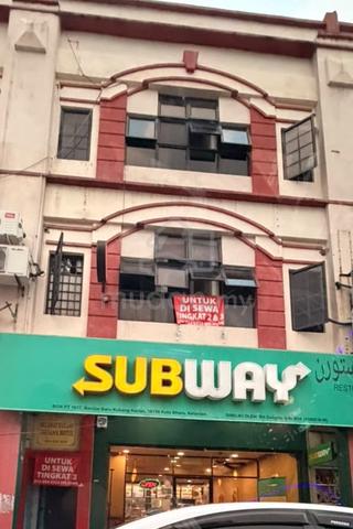 Shoplot/Kedai/Ruang Komersial Untuk Disewa Depan HUSM Kubang Kerian 1