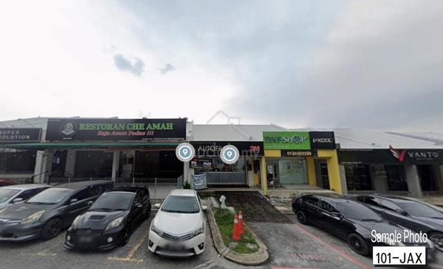 Setia Murni beside Petronas Setia Alam Single Storey Shoplot 20*65sqft 1