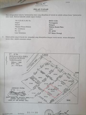 Terengganu Paka Residential Freehold Land For Sale 1
