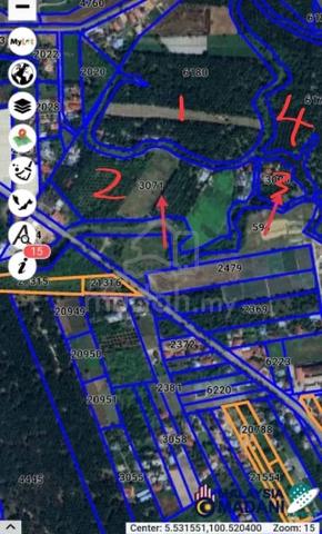 Agriculture land 87+ acres in Bertam for sale 1