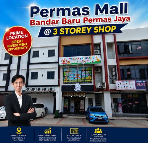 Permas Mall Bandar Baru Permas Jaya @ 3 storey shop 1