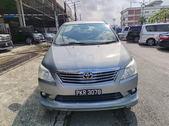 2012 Toyota INNOVA 2.0 G (A) 1 OWNER - 2