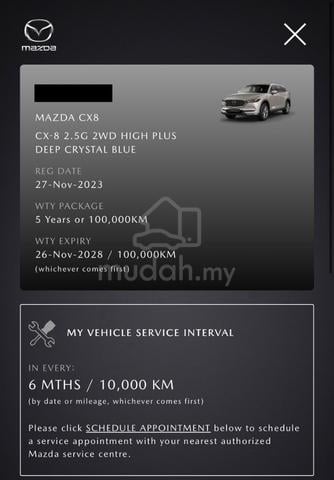 MAZDA CX-8 HIGH PLUS 2.5 (a) UNDER MAZDA WARRANTY - 3