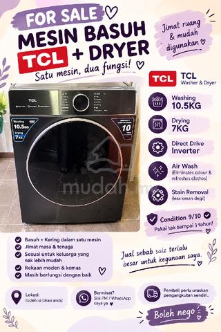 For sale mesin basuh tlc + dryer - photo 2 of 2