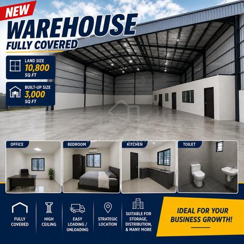[New Factory&Office] Beside Road 10800sf Tanjong Karang Kuala Selangor 1