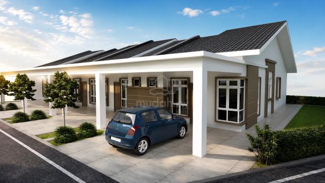 Rumah Teres Setingkat di Sungai Karangan Kedah 1
