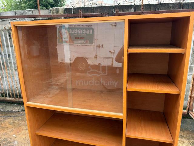 6ft Multipurpose Cabinet Glass Display Rack Shelve - photo 5 of 5