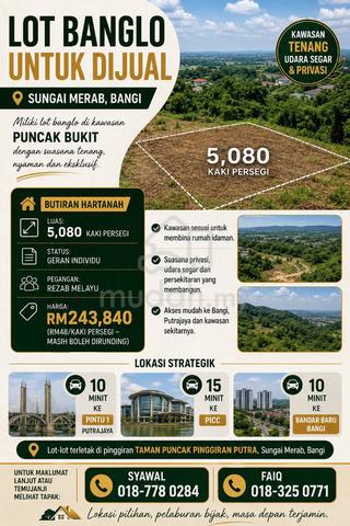 Lot Banglo Untuk Dijual - Sungai Merab, Bangi 1