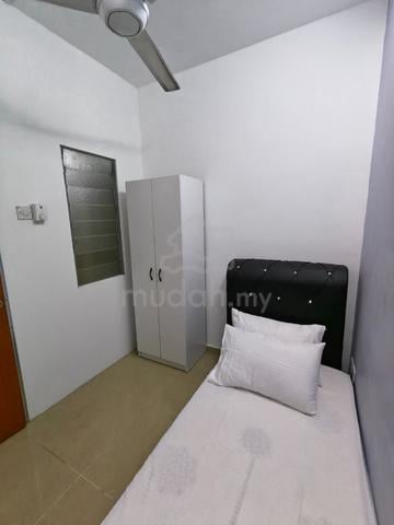 (MURAH) Bilik Single Fully Furnished @ Mentari Court 1
